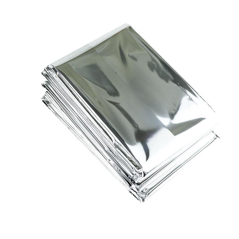 Emergency Thermal Blanket 160cm x 210cm Lightweight Mylar Survival Blanket Reflective Insulation Sheet for Outdoor Safety and First Aid Use One Size
Emergency Thermal Blanket 160cm x 210cm Lightweight Mylar Survival Blanket Reflective Insulation Sheet for Outdoor Safety and First Aid Use One Size