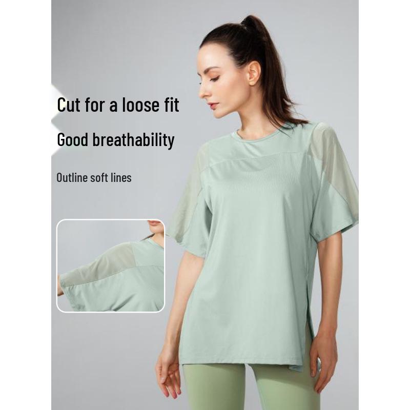 Clearance Women s Quick-Dry Mesh Running T-Shirt - Loose, Short Sleeve Yoga Top for Spring/Summer Fitness M
Clearance Women s Quick-Dry Mesh Running T-Shirt - Loose, Short Sleeve Yoga Top for Spring/Summer Fitness M
