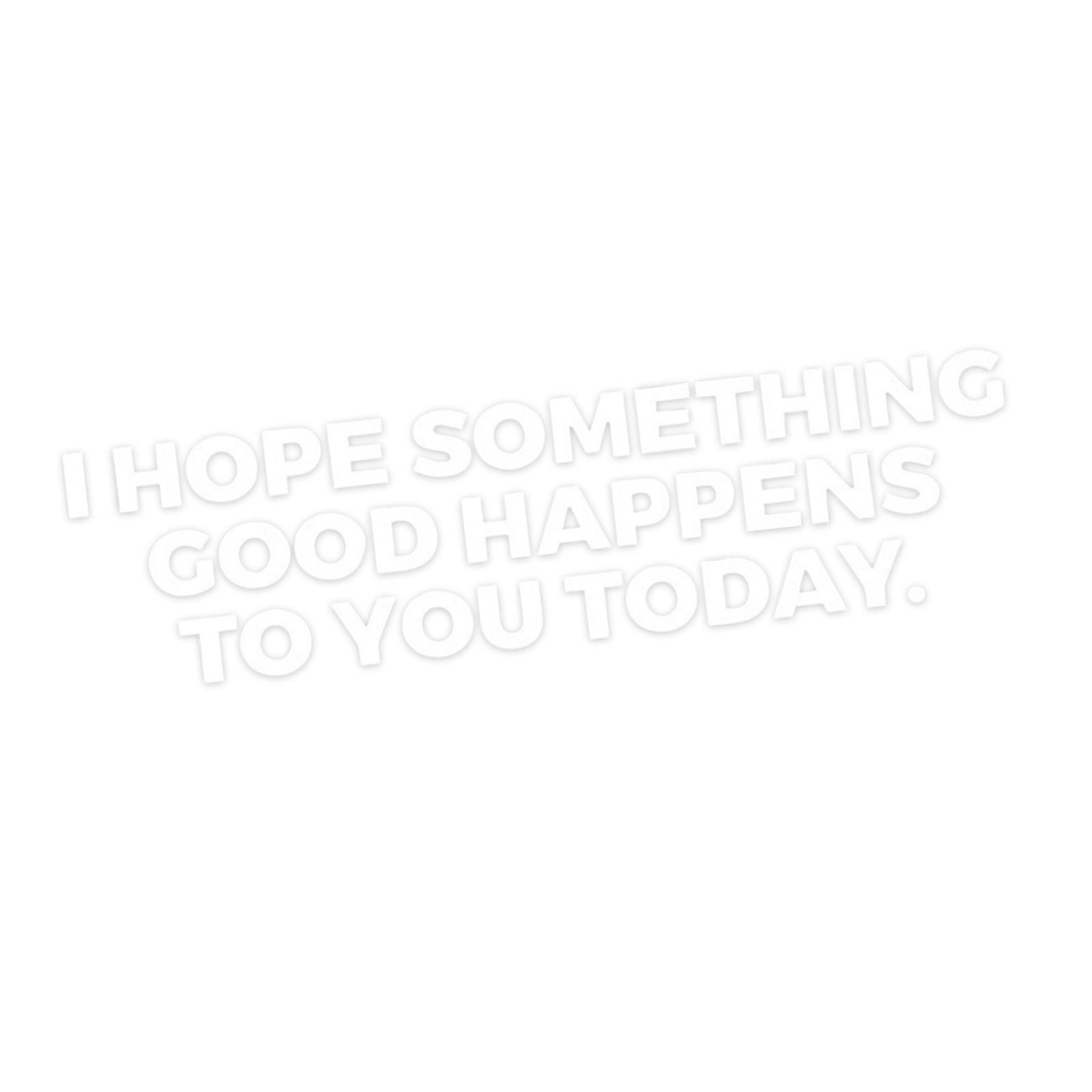Positive Message Car Decal Sunproof Waterproof Quick Stick On Application Motivational Sticker for Auto Exterior Decors
Positive Message Car Decal Sunproof Waterproof Quick Stick On Application Motivational Sticker for Auto Exterior Decors