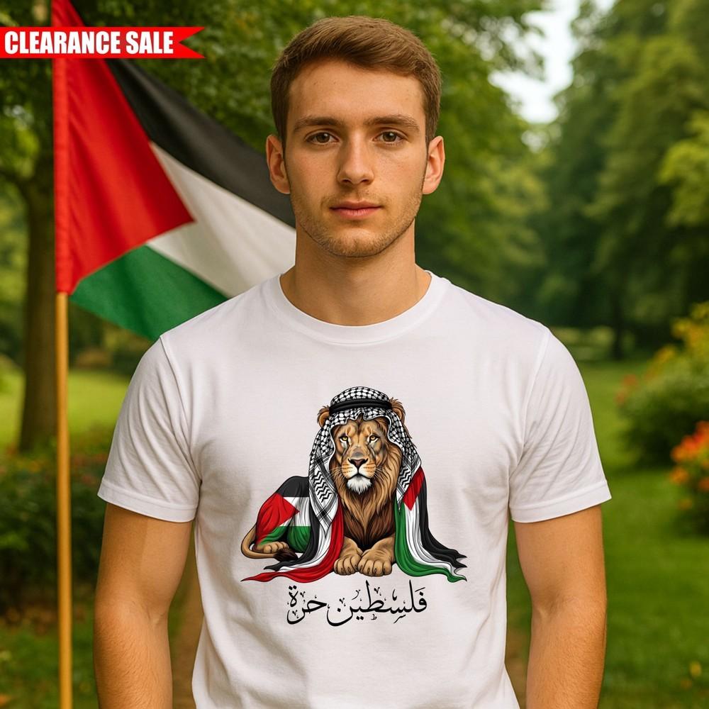 Palestine Flag in Arabic T Shirt Jumper Gaza Palestinian Lion Printed Retro Top 4XL
Palestine Flag in Arabic T Shirt Jumper Gaza Palestinian Lion Printed Retro Top 4XL