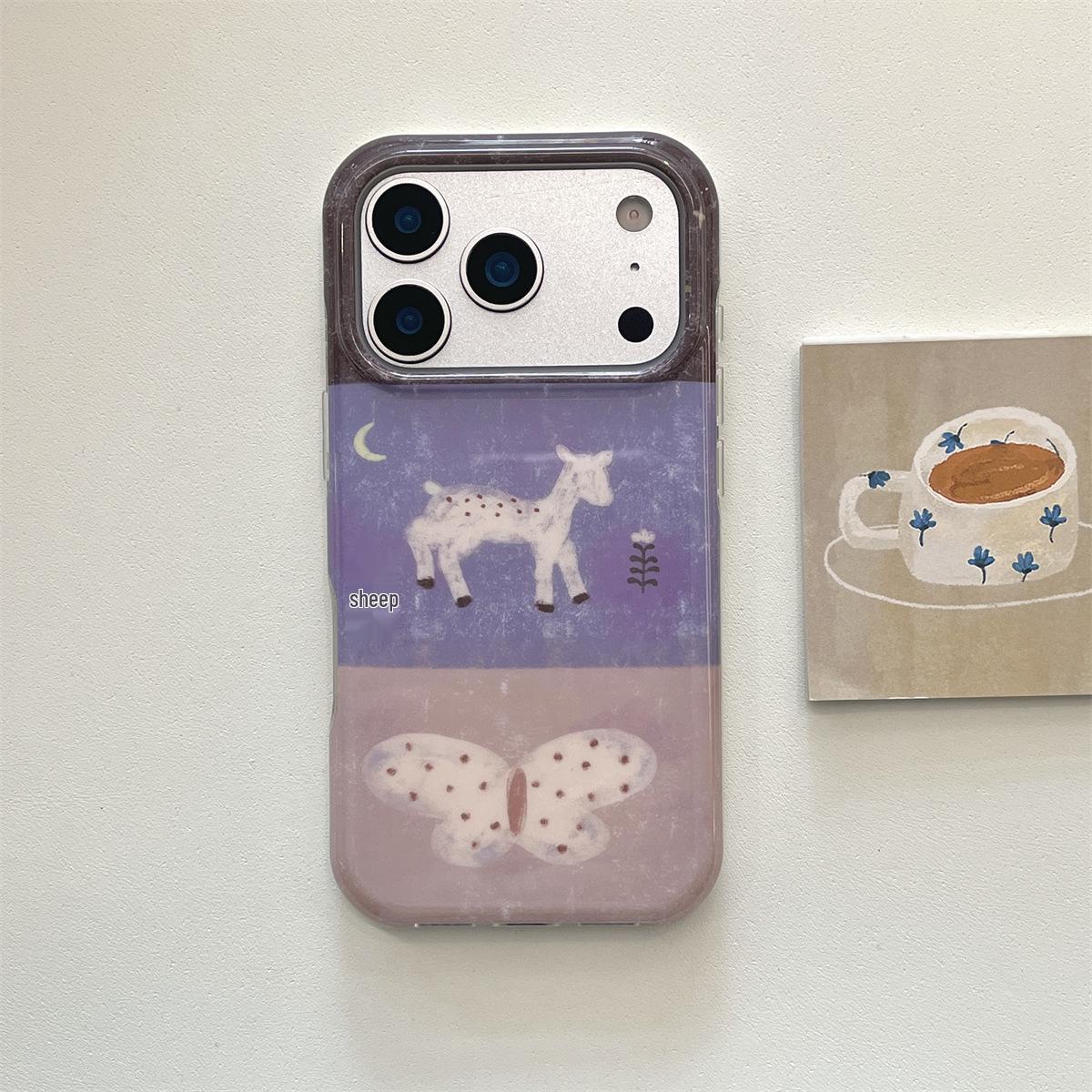 Patchwork Deer & Butterfly iPhone 14/13/12/11 Pro Max Case - Anti-fall Protection iPhone 13
Patchwork Deer & Butterfly iPhone 14/13/12/11 Pro Max Case - Anti-fall Protection iPhone 13