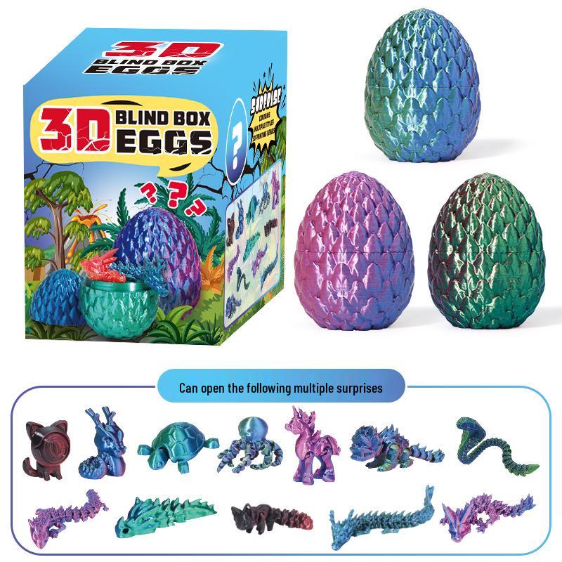 Фигурка-сюрприз животное, напечатанная на 3D-принтере - Двенадцать стилей
Фигурка-сюрприз животное, напечатанная на 3D-принтере - Двенадцать стилей