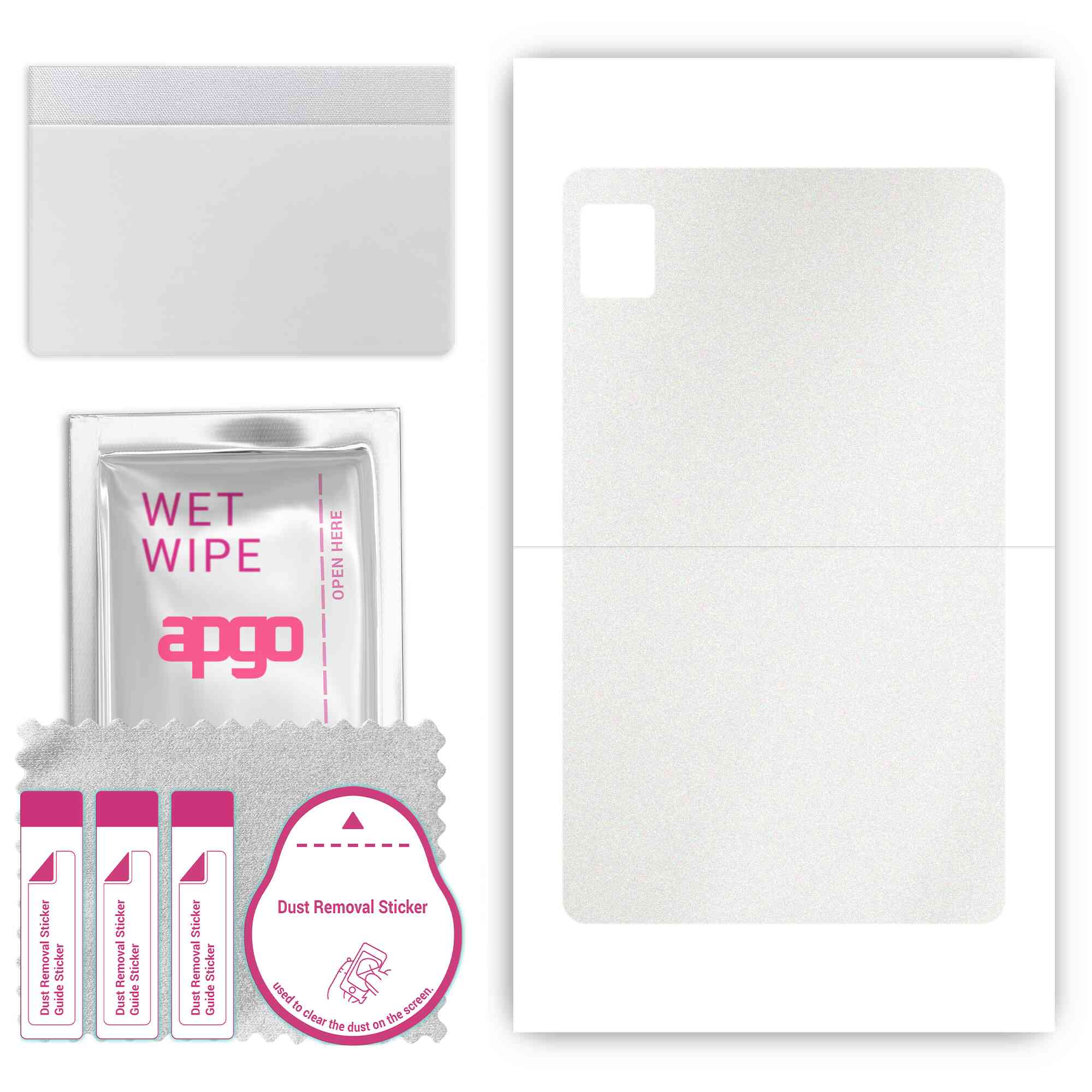 Apgo Protective Skin Sticker для задньої панелі, сумісної з Realme Pad Mini, Wrap Film, Foil, Vinyl - Pattern Matte Transparent
Apgo Protective Skin Sticker для задньої панелі, сумісної з Realme Pad Mini, Wrap Film, Foil, Vinyl - Pattern Matte Transparent