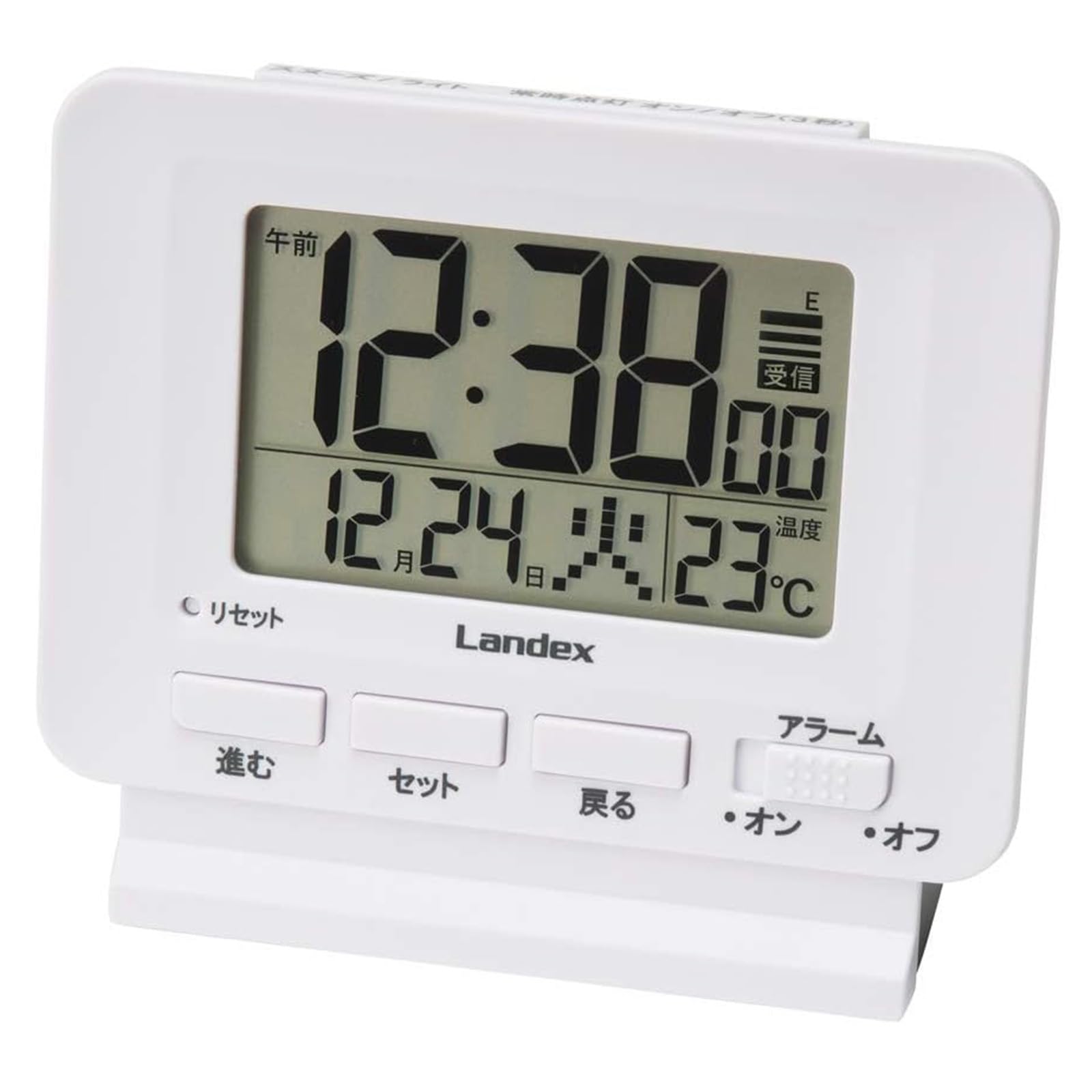 Landex Fitpal Light Alarm Clock, Radio-Controlled, White, Digital, Auto-On, Snooze Function, with Light, YT5279WH
Landex Fitpal Light Alarm Clock, Radio-Controlled, White, Digital, Auto-On, Snooze Function, with Light, YT5279WH