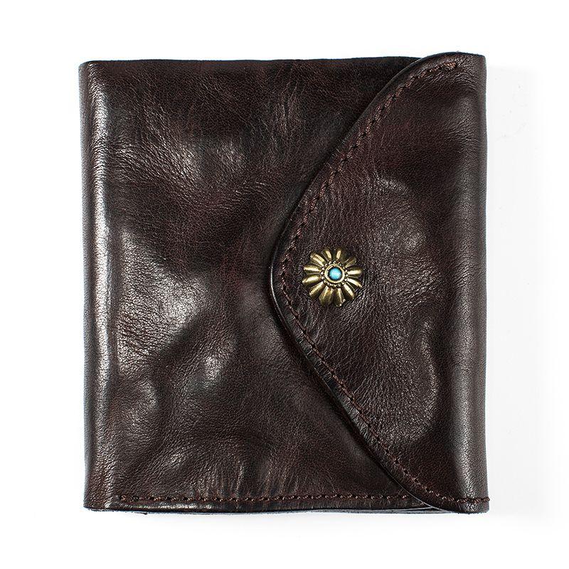 Full Cowhide Foldable Retro Handmade Female Ultra-Thin Small Wallet Dark brown
Full Cowhide Foldable Retro Handmade Female Ultra-Thin Small Wallet Dark brown