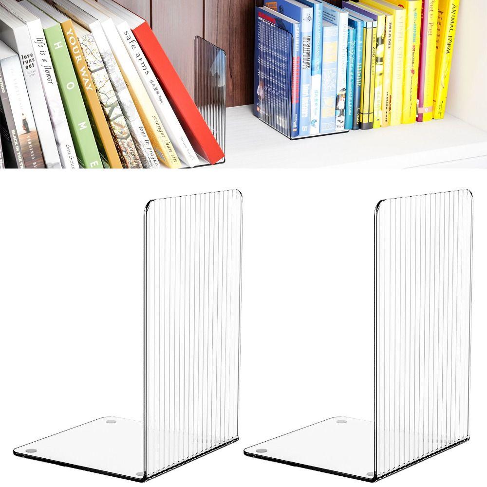 2/4/6Pcs Transparent Acrylic Books Stand L-Shaped Bookends Stand Stationery Supplies 2Pcs
2/4/6Pcs Transparent Acrylic Books Stand L-Shaped Bookends Stand Stationery Supplies 2Pcs