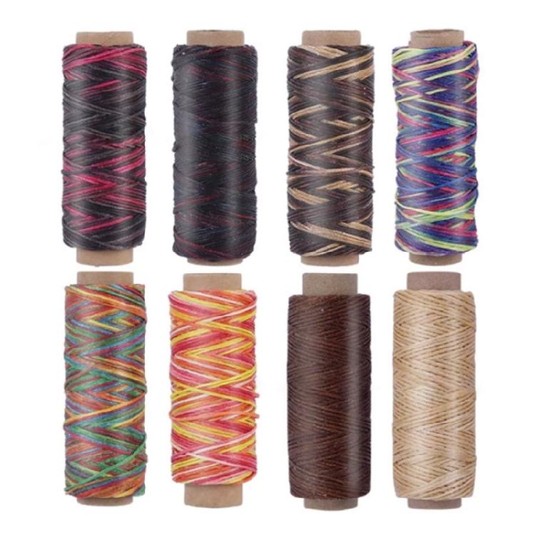 Waxed Thread, 38-54Yards Leather Sewing Thread, Hand Stitching Thread
Waxed Thread, 38-54Yards Leather Sewing Thread, Hand Stitching Thread