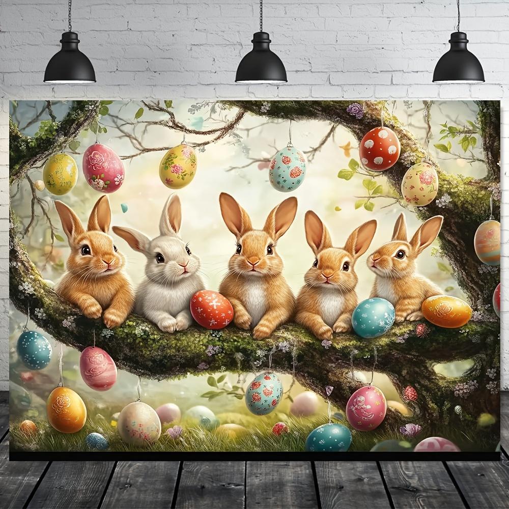 VIKAMA Easter Themed Background Banner for Indoor Outdoor Garden Courtyard Photography Party Decoration 74x94cm(29x37in)
VIKAMA Easter Themed Background Banner for Indoor Outdoor Garden Courtyard Photography Party Decoration 74x94cm(29x37in)
