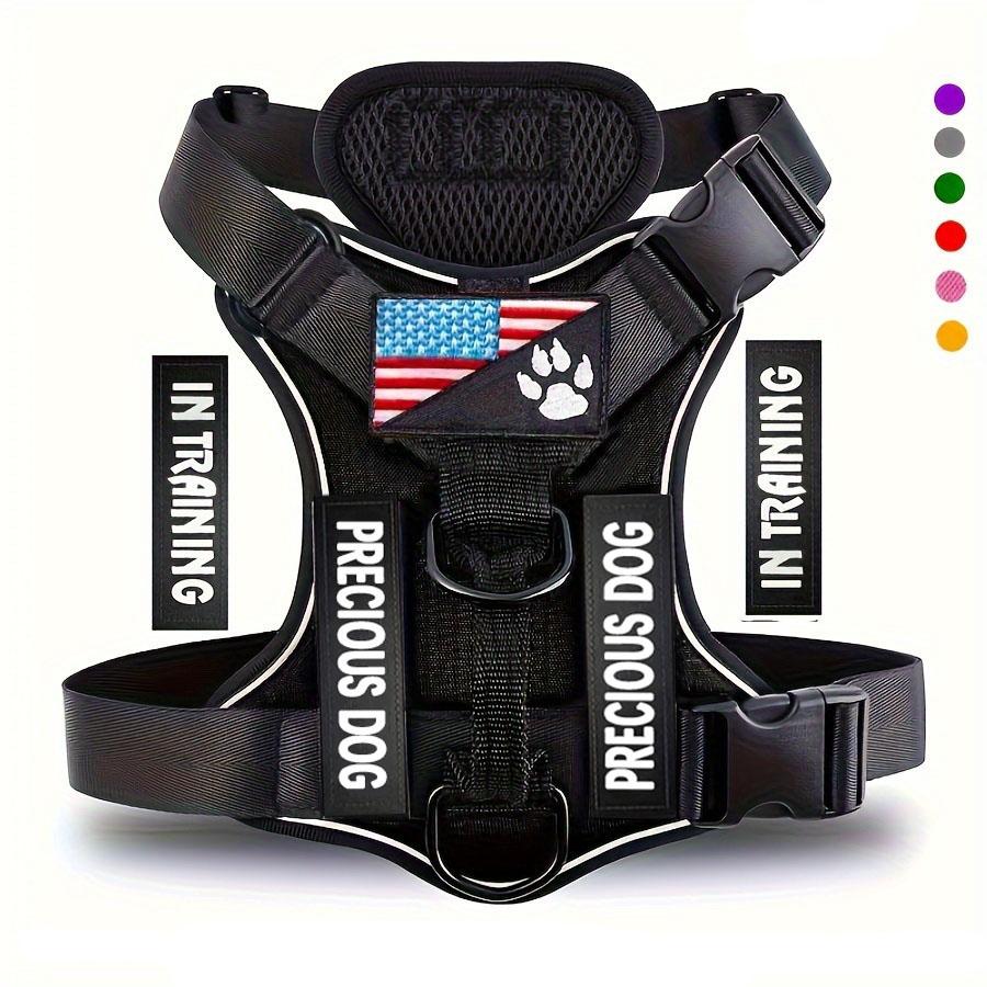Service Dog Harness, Reflective Dog Vest Harness with 5 PCS Patches, Adjustable Soft Oxford Pet Harness, Inner Layer Mesh, Easy XS сірий колір
Service Dog Harness, Reflective Dog Vest Harness with 5 PCS Patches, Adjustable Soft Oxford Pet Harness, Inner Layer Mesh, Easy XS сірий колір