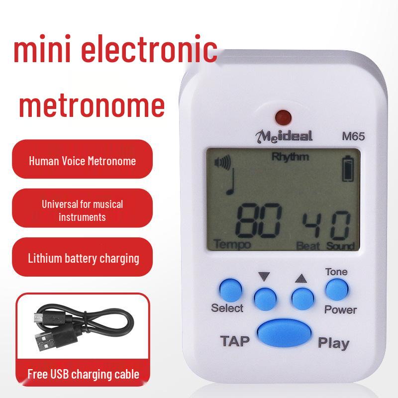 M65 Mini Universal Metronome Charger for Piano, Guitar, Violin, Drum, Guzheng, and Vocal. белый
M65 Mini Universal Metronome Charger for Piano, Guitar, Violin, Drum, Guzheng, and Vocal. белый