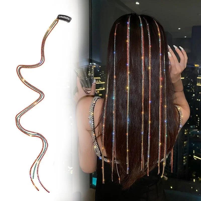 Модные женские кисточки вспышка бриллиант серебряная цепочка шпилька темперамент плетеные волосы дреды косы хвост ювелирные изделия головной убор 2 one clip
Модные женские кисточки вспышка бриллиант серебряная цепочка шпилька темперамент плетеные волосы дреды косы хвост ювелирные изделия головной убор 2 one clip