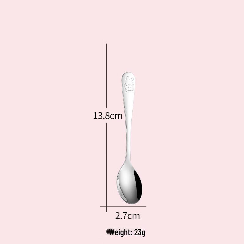 Zhishi Kids Cartoon Bear 304 Stainless Steel Small Spoon Set
Zhishi Kids Cartoon Bear 304 Stainless Steel Small Spoon Set