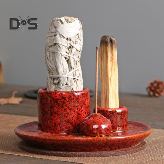 Держатель для благовоний Palo Santo 4-в-1, керамический подсвечник с золоуловителем, лотосовая подставка, курильница для благовоний, для медитации и йоги синий
Держатель для благовоний Palo Santo 4-в-1, керамический подсвечник с золоуловителем, лотосовая подставка, курильница для благовоний, для медитации и йоги синий