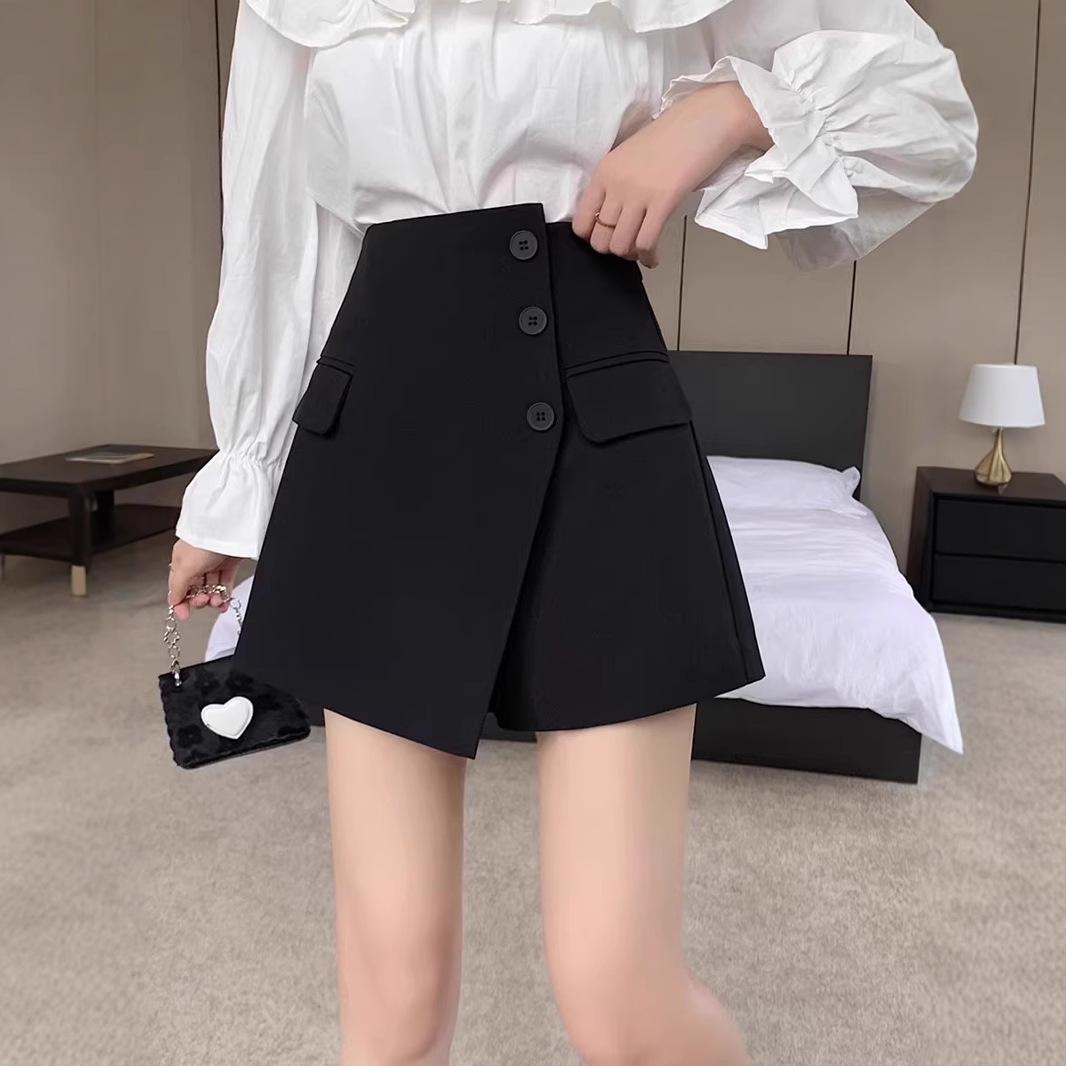 Women s High Waist A-line Midi Skirt Pants - Black, Slimming, Plus Size, Tummy Control, Summer Culottes L
Women s High Waist A-line Midi Skirt Pants - Black, Slimming, Plus Size, Tummy Control, Summer Culottes L