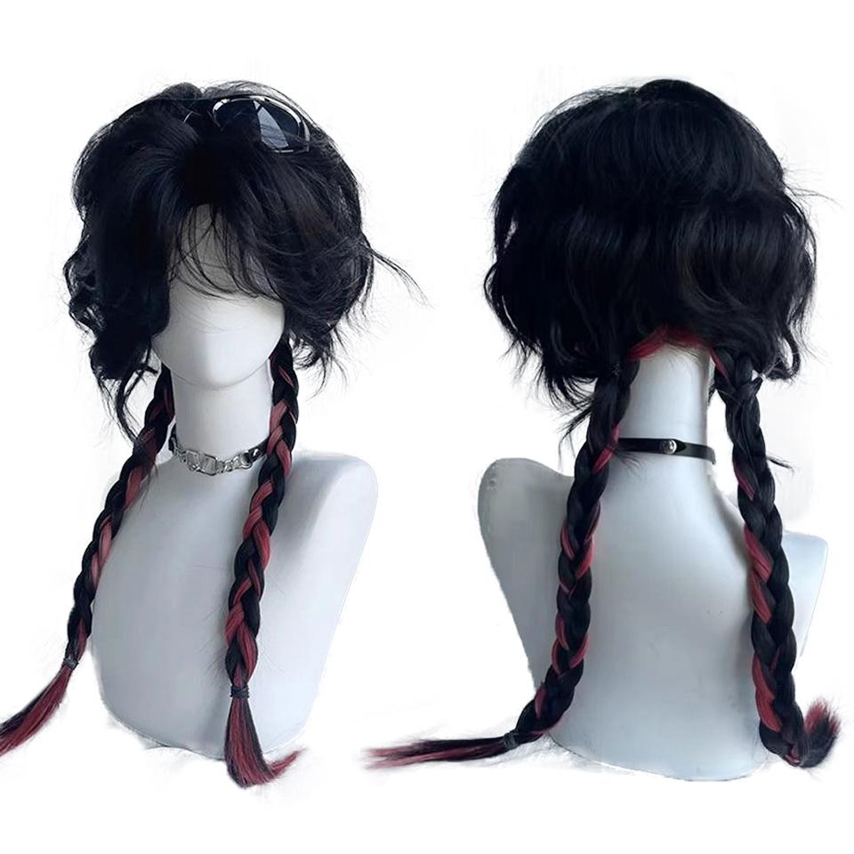 Черный блики красные длинные волосы синтетический парик женский стиль Y2K темная серия Лолита водяная рябь многослойный длинный парик из волос 65cm
Черный блики красные длинные волосы синтетический парик женский стиль Y2K темная серия Лолита водяная рябь многослойный длинный парик из волос 65cm