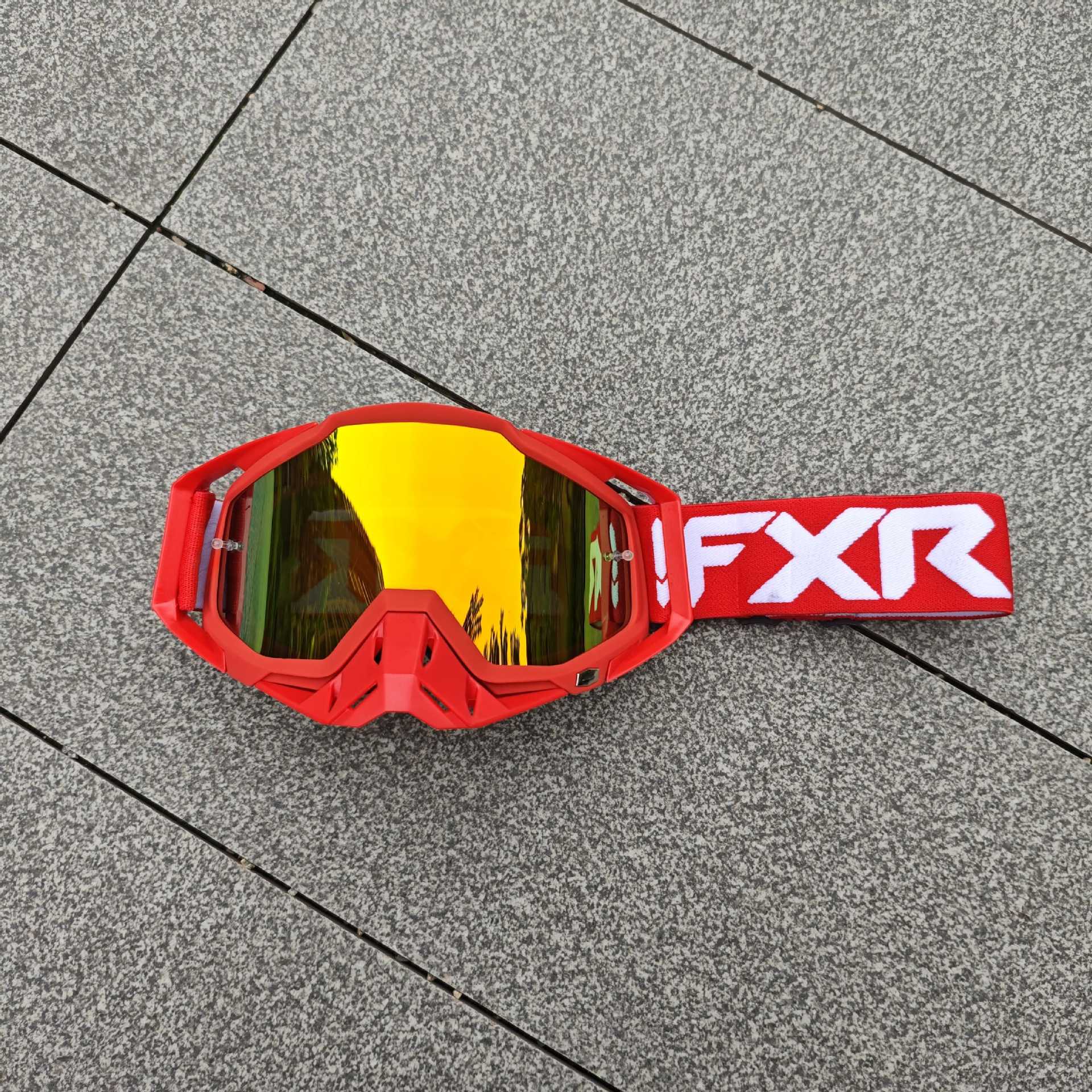Мотоциклетні окуляри FXR, захисні окуляри для бездоріжжя, вітрозахисні спортивні окуляри, шолом, 100% підходять для катання на велосипеді та катання на лижах на відкритому повітрі Red frame, red film-FX17
Мотоциклетні окуляри FXR, захисні окуляри для бездоріжжя, вітрозахисні спортивні окуляри, шолом, 100% підходять для катання на велосипеді та катання на лижах на відкритому повітрі Red frame, red film-FX17