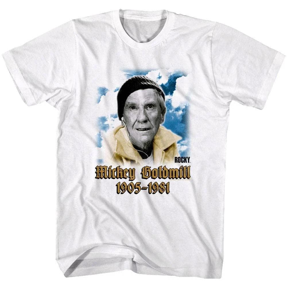 Rocky Mickey Goldmill Memorial Men s T Shirt S
Rocky Mickey Goldmill Memorial Men s T Shirt S