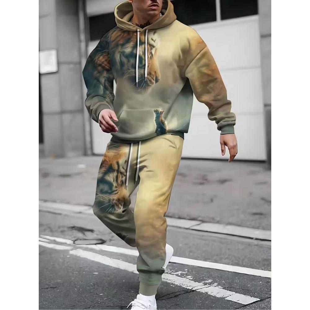 New Mighty Tiger Hoodies Pants Suit 3D Print Men Women Jogging Sweatshirt Tracksuit Outfits Casual Men s Jogging Pants 2Pcs Sets 5XL
New Mighty Tiger Hoodies Pants Suit 3D Print Men Women Jogging Sweatshirt Tracksuit Outfits Casual Men s Jogging Pants 2Pcs Sets 5XL