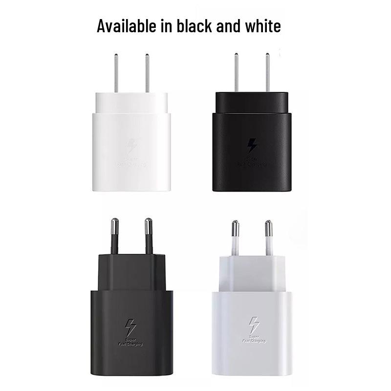 Samsung 25W/45W Super Fast Charger & 5A Cable - US/EU Compatible for S20 White C-C Cable 1m
Samsung 25W/45W Super Fast Charger & 5A Cable - US/EU Compatible for S20 White C-C Cable 1m