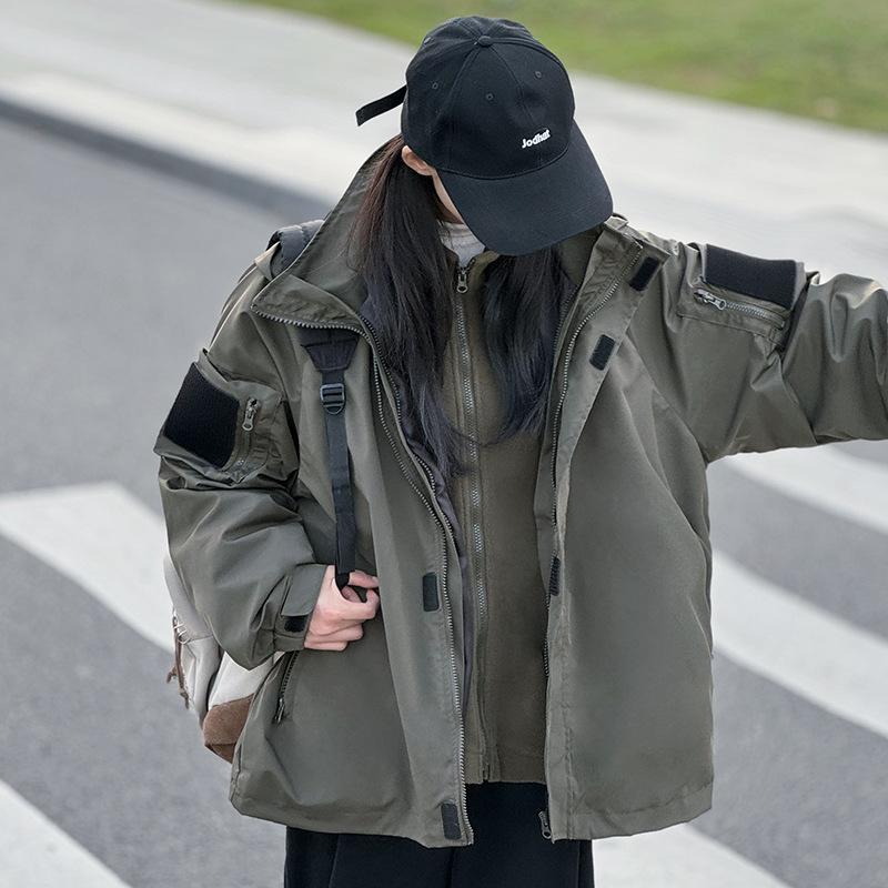 Куртка Куртки для мужчин и женщин Три в одном Съемная бархатная подкладка Уличная альпинистская куртка для осени и зимы Парные XXL зелёный
Куртка Куртки для мужчин и женщин Три в одном Съемная бархатная подкладка Уличная альпинистская куртка для осени и зимы Парные XXL зелёный