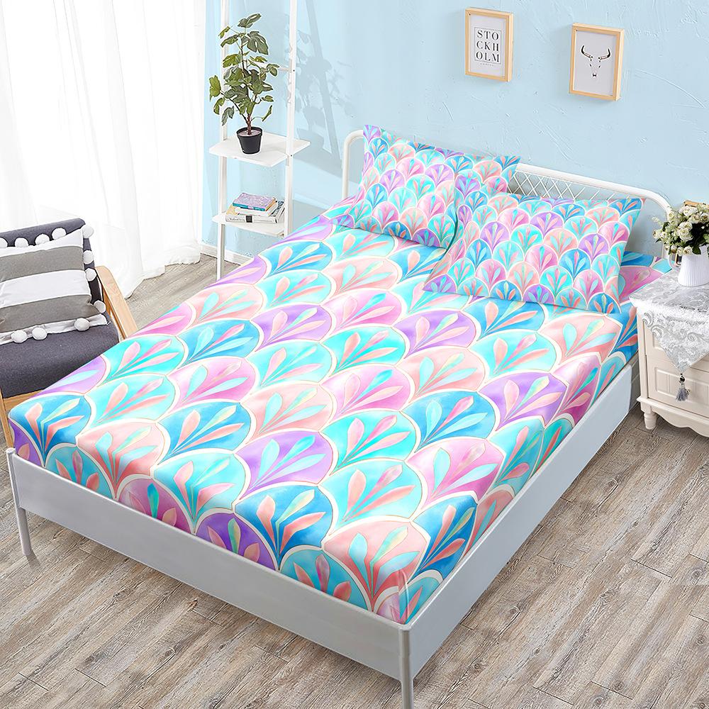 Macaron Striped Mattress Three-Piece Set Pillowcase Mattress Cover Mattress Protective Cover Sheet 100*190*40cm*1 Pillowcase 51*75cm*1
Macaron Striped Mattress Three-Piece Set Pillowcase Mattress Cover Mattress Protective Cover Sheet 100*190*40cm*1 Pillowcase 51*75cm*1