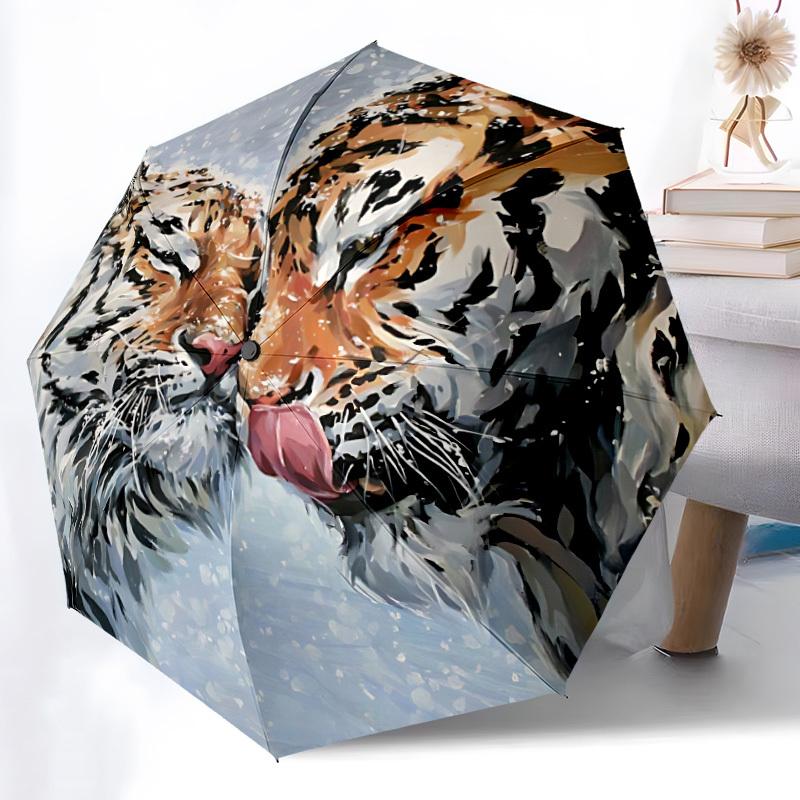 1pc Tiger Love Automatic Umbrella - Automatic Opening And Closing, Sturdy Iron Frame, Formal Occasions yy251018106
1pc Tiger Love Automatic Umbrella - Automatic Opening And Closing, Sturdy Iron Frame, Formal Occasions yy251018106