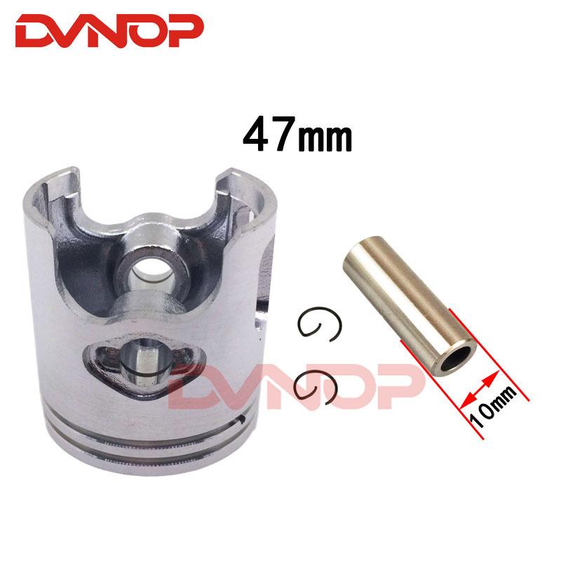 70cc 47mm Cylinder PISTON Piston+ Rings +Gasket + 10mm Wrist Pin SET 10MM PIN FOR JOG MINARELLI 2-STROKE SCOOTER MOTOR
70cc 47mm Cylinder PISTON Piston+ Rings +Gasket + 10mm Wrist Pin SET 10MM PIN FOR JOG MINARELLI 2-STROKE SCOOTER MOTOR