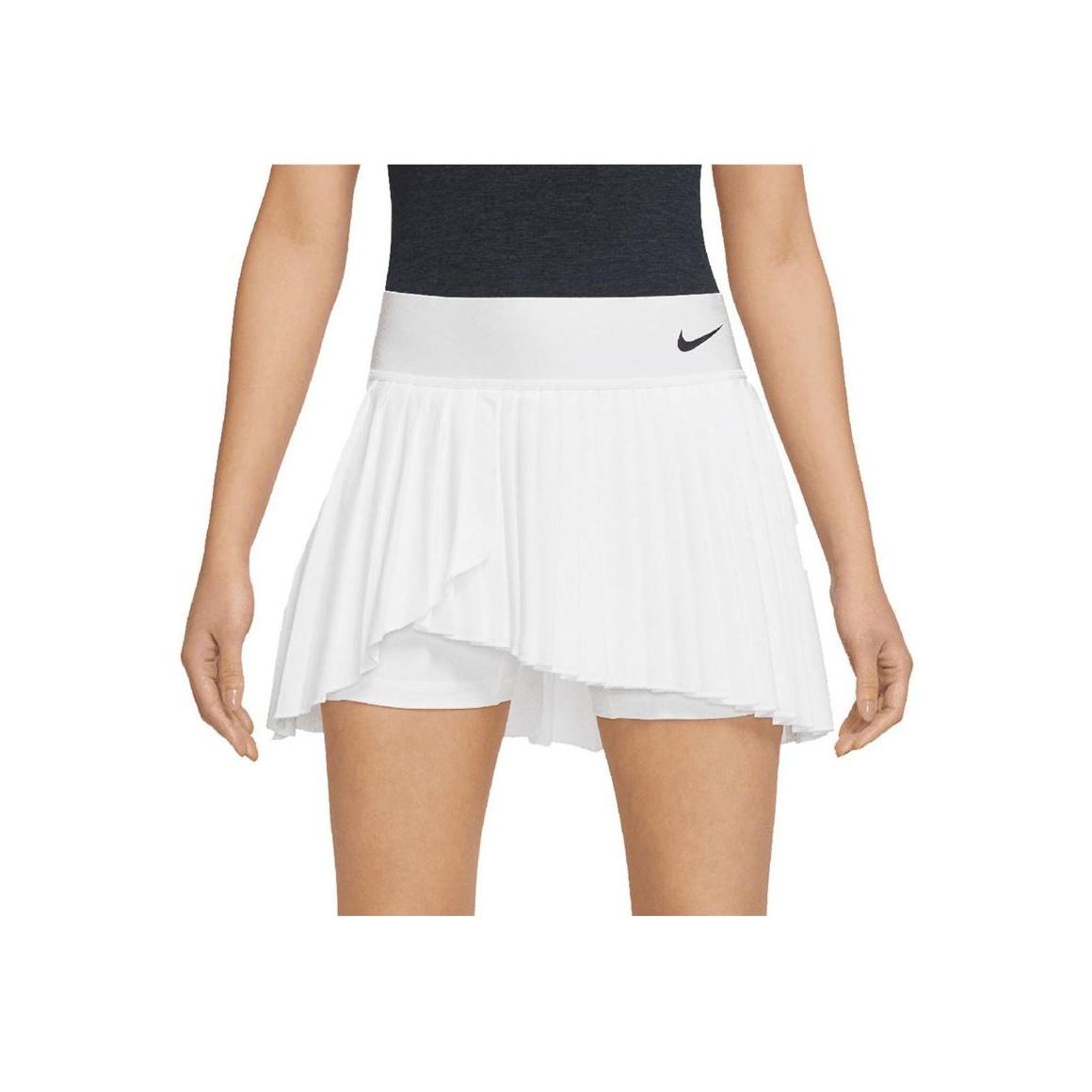 Жіноча тенісна спідниця Nike Court Dri Fit з однотонним принтом і логотипом, плісирована, біла DR6849-100 S
Жіноча тенісна спідниця Nike Court Dri Fit з однотонним принтом і логотипом, плісирована, біла DR6849-100 S