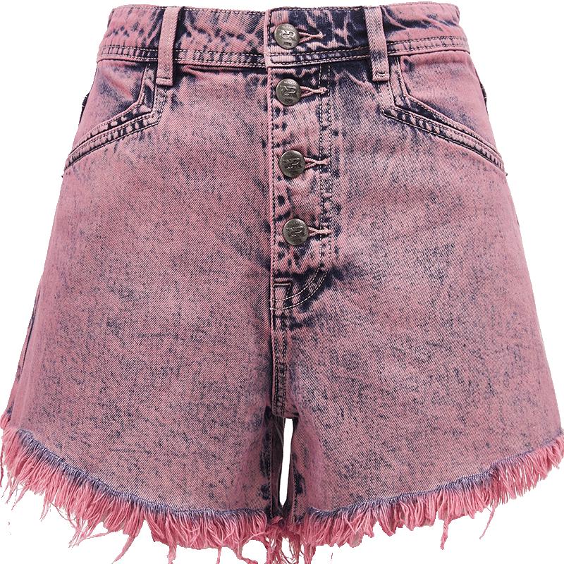 Джинсовые шорты А-силуэта с высокой посадкой и рваным краем для женщин S
Джинсовые шорты А-силуэта с высокой посадкой и рваным краем для женщин S