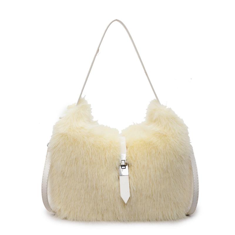 Stylish Fluffy Shoulder Bag Simple Texture and Large Capacity Crossbody Bag Phe Soft Fur Macar Color Storage Bag New Design
Stylish Fluffy Shoulder Bag Simple Texture and Large Capacity Crossbody Bag Phe Soft Fur Macar Color Storage Bag New Design