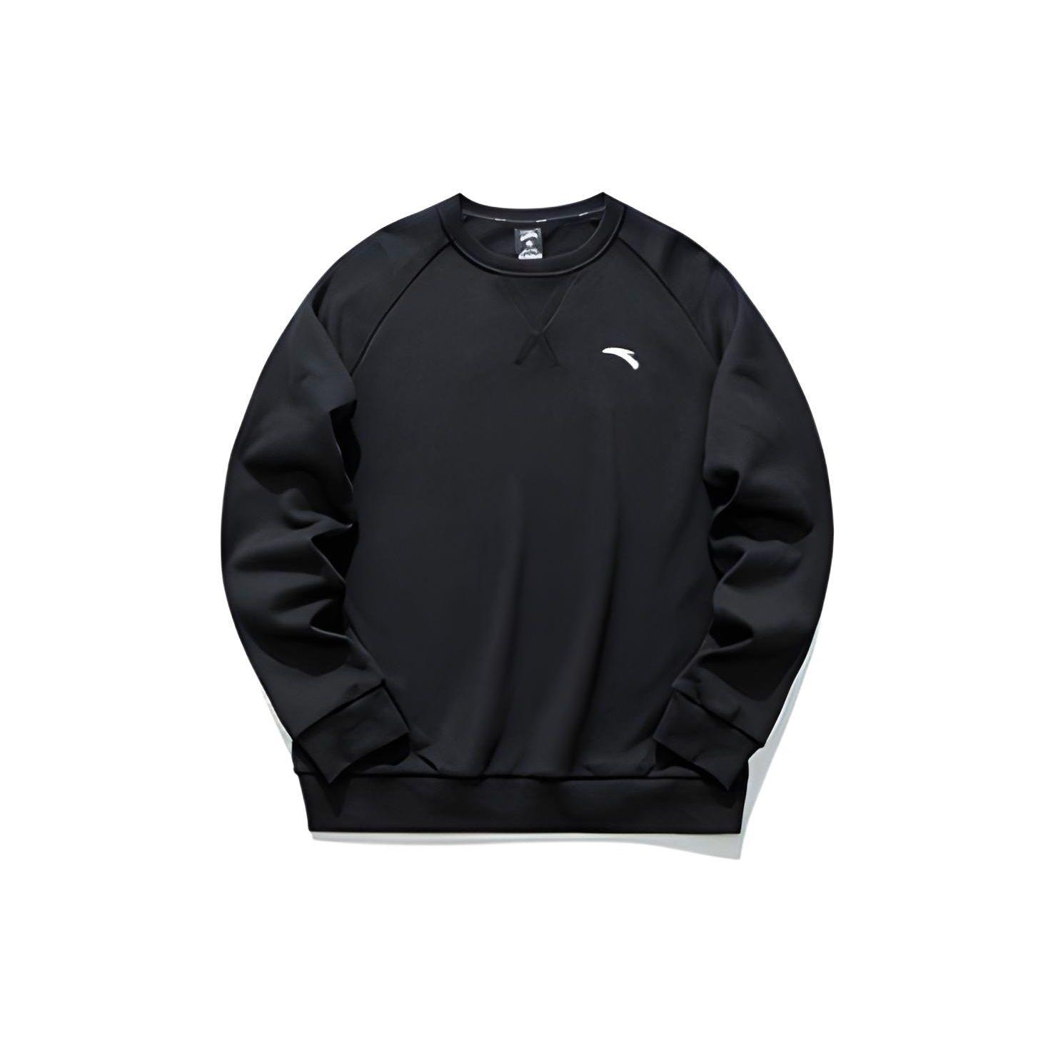 Anta Plain Crew Neck Pullover Logo Print Long Sleeve Hoody Hooded Men Hoody Black 952047735-2 M 
Anta Plain Crew Neck Pullover Logo Print Long Sleeve Hoody Hooded Men Hoody Black 952047735-2 M