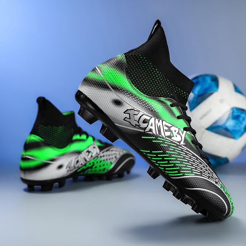 Foreign trade 31-48 large size football shoes mandarin duck AG long nail high top student artificial grass competition training shoes 31
Foreign trade 31-48 large size football shoes mandarin duck AG long nail high top student artificial grass competition training shoes 31