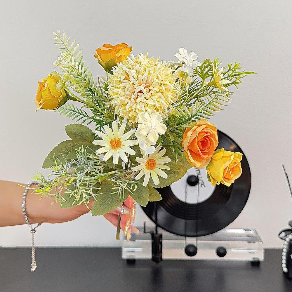 Green Leaves Lifelike Flowers Silk Petal Faux Rose Flower Rose Artificial Flower Home Decoration жёлтый
Green Leaves Lifelike Flowers Silk Petal Faux Rose Flower Rose Artificial Flower Home Decoration жёлтый