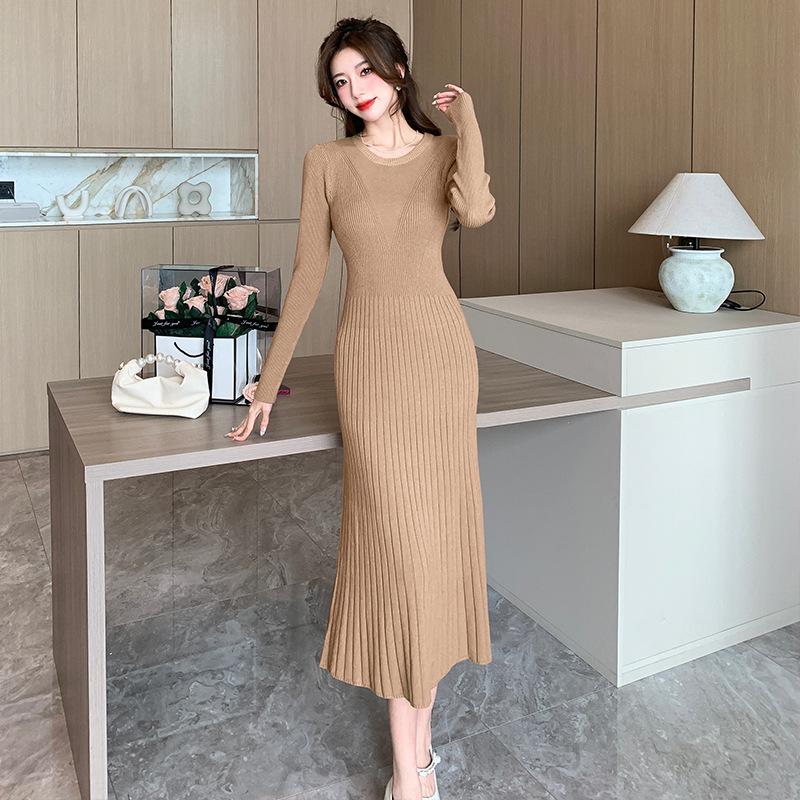Autumn/Winter Petite Knitted Wool Dress - Mid-Length A-Line Skirt with Cinched Waist One Size хаки
Autumn/Winter Petite Knitted Wool Dress - Mid-Length A-Line Skirt with Cinched Waist One Size хаки