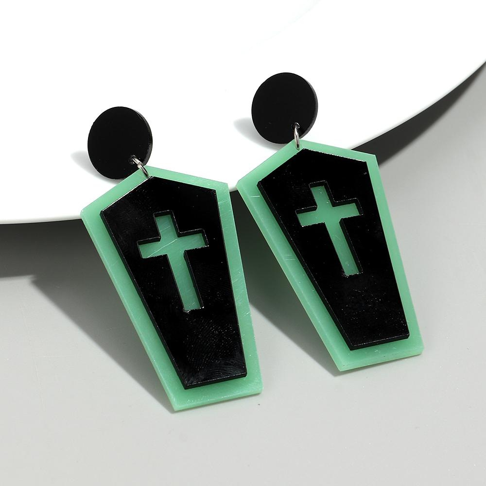 2025 Halloween Christmas Acrylic Earrrings for Women Creative Glow in the Dark Cross Coffin Candy Long Drop Earring Jewelry Gift
2025 Halloween Christmas Acrylic Earrrings for Women Creative Glow in the Dark Cross Coffin Candy Long Drop Earring Jewelry Gift