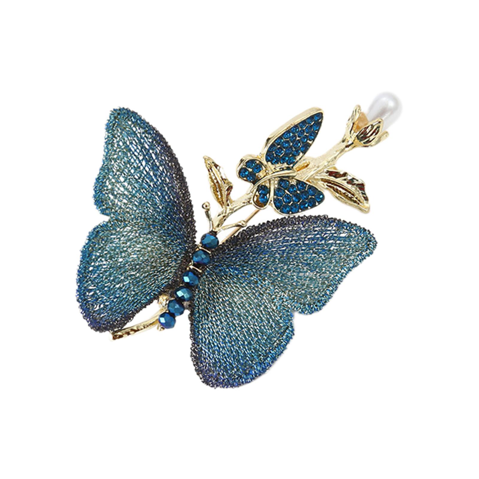 Luxurious Butterfly Shaped Embroidered Pin Handmade Brooch With Alloy Base And Imitation Pearls Clothing Accessory
Luxurious Butterfly Shaped Embroidered Pin Handmade Brooch With Alloy Base And Imitation Pearls Clothing Accessory