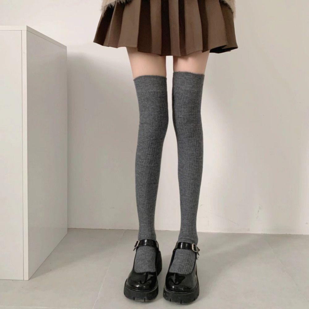 3Pairs Solid Color High Tube Long Socks Lolita Thigh High Stockings Simple JK Knee High Socks Girl 3 Pairs
3Pairs Solid Color High Tube Long Socks Lolita Thigh High Stockings Simple JK Knee High Socks Girl 3 Pairs