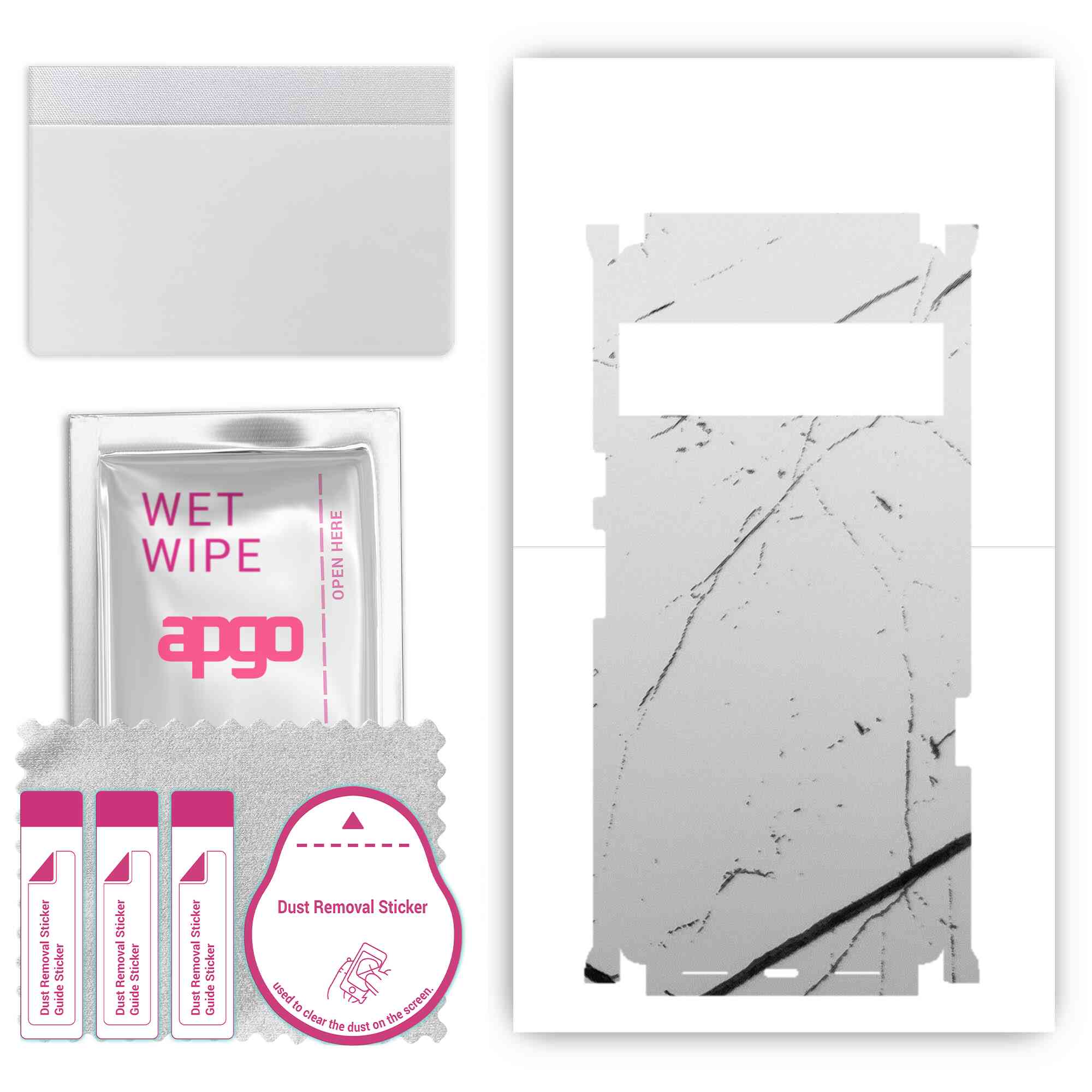 apgo Protective Skin Sticker for the back+sides compatible with Google Pixel 6 Pro, Full Wrap Film, Foil, Vinyl - Pattern White Marble
apgo Protective Skin Sticker for the back+sides compatible with Google Pixel 6 Pro, Full Wrap Film, Foil, Vinyl - Pattern White Marble