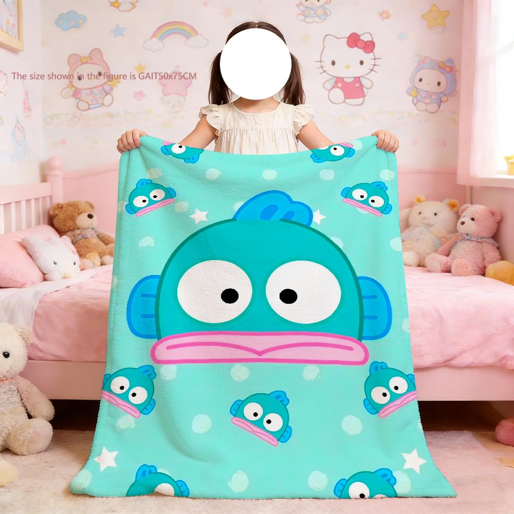 Cute Cartoon H-Hangyodon Blanket For Soft Throw Blanket for Picnic Bed Sofa Home Bedroom Cozy Warm Comfortable 75x90cm
Cute Cartoon H-Hangyodon Blanket For Soft Throw Blanket for Picnic Bed Sofa Home Bedroom Cozy Warm Comfortable 75x90cm