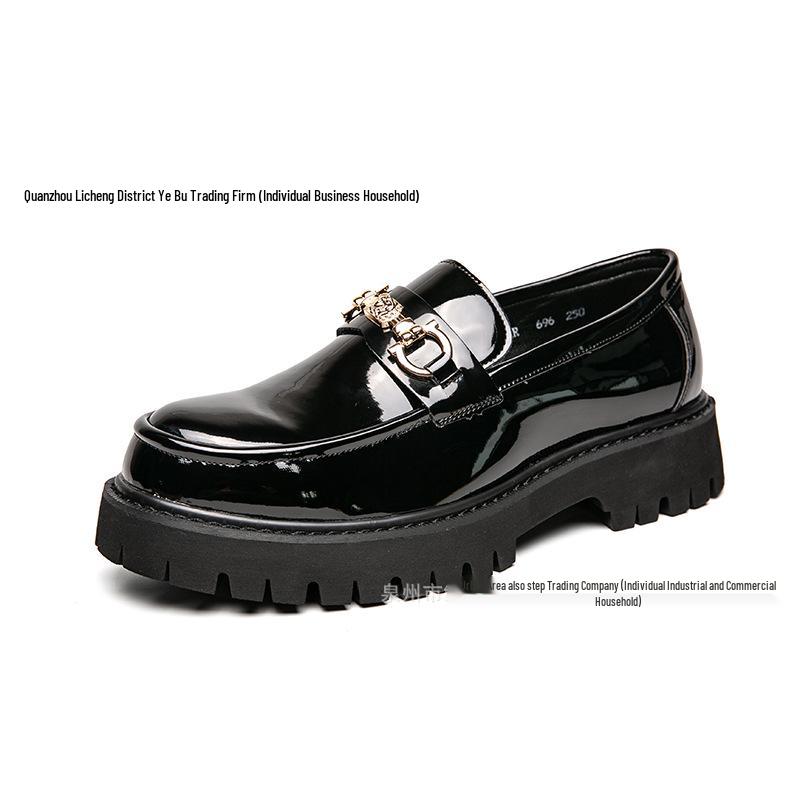Men s British Style Height-Increasing Leather Slip-On Loafers - Thick-Soled Black Business Casual Shoes 44
Men s British Style Height-Increasing Leather Slip-On Loafers - Thick-Soled Black Business Casual Shoes 44