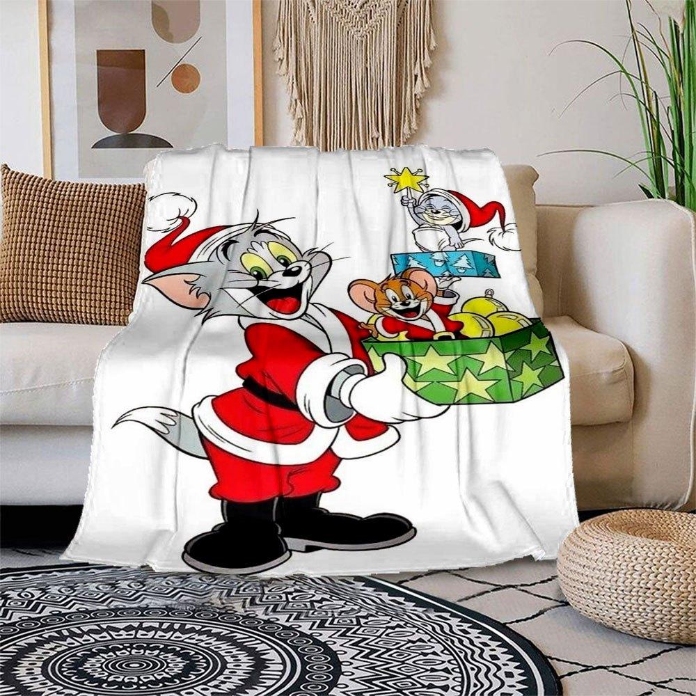 Tom & Jerry Christmas Gifts for Kids Holiday Party FavorsBlanket Flannel Throw Blanket for Sofa, Bed, Travel, Camping, Office 100x150cm
Tom & Jerry Christmas Gifts for Kids Holiday Party FavorsBlanket Flannel Throw Blanket for Sofa, Bed, Travel, Camping, Office 100x150cm