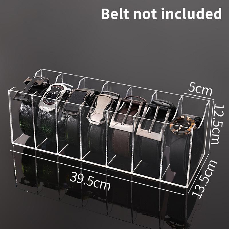 Прозрачные акриловые ящики для хранения Настольный органайзер с несколькими отделениями Косметические ящики для хранения с разделителями 39*13.5*12.5cm