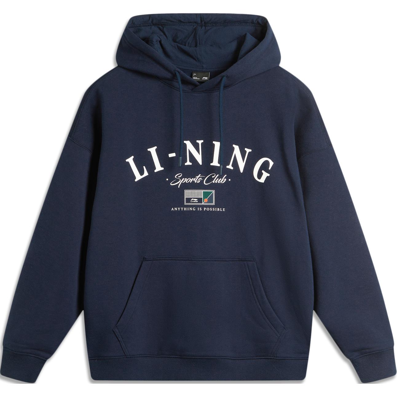 Li Ning Sports Lifestyle Series Letter Loose Warm Fleece Hooded Pullover Long Sleeve Sweatshirt Men sweatshirt Deep-Navy-Blue AWDU673-5 2XL
Li Ning Sports Lifestyle Series Letter Loose Warm Fleece Hooded Pullover Long Sleeve Sweatshirt Men sweatshirt Deep-Navy-Blue AWDU673-5 2XL