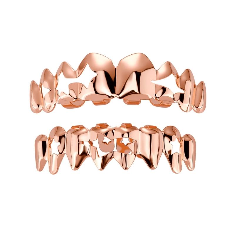 Unique Star Copper Grillzs Dental Body Jewelry for Hip Hop Event Daily Use
Unique Star Copper Grillzs Dental Body Jewelry for Hip Hop Event Daily Use