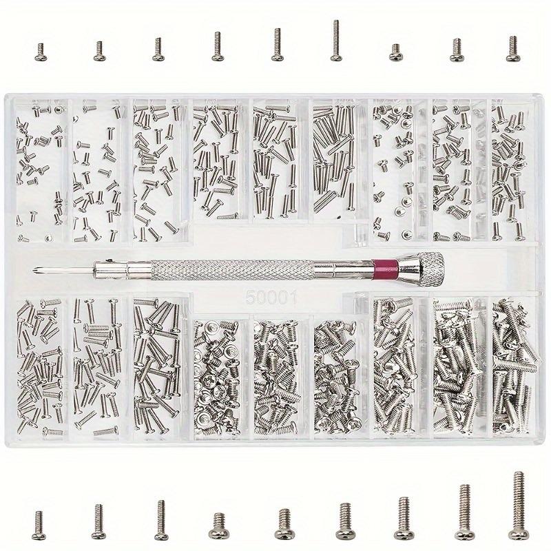 Набор мини-винтов 500 шт. Микро винты для ноутбука, компьютера, солнцезащитных очков, часов, планшета, очков, инструменты для ремонта, крепежные изделия
Набор мини-винтов 500 шт. Микро винты для ноутбука, компьютера, солнцезащитных очков, часов, планшета, очков, инструменты для ремонта, крепежные изделия