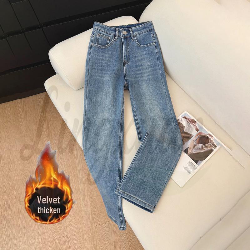 Fluffy Women s Vintage Blue Straight-Leg Jeans - Elastic, Slimming, Flattering Cigarette Pants for Autumn/Winter 2026 XL
Fluffy Women s Vintage Blue Straight-Leg Jeans - Elastic, Slimming, Flattering Cigarette Pants for Autumn/Winter 2026 XL