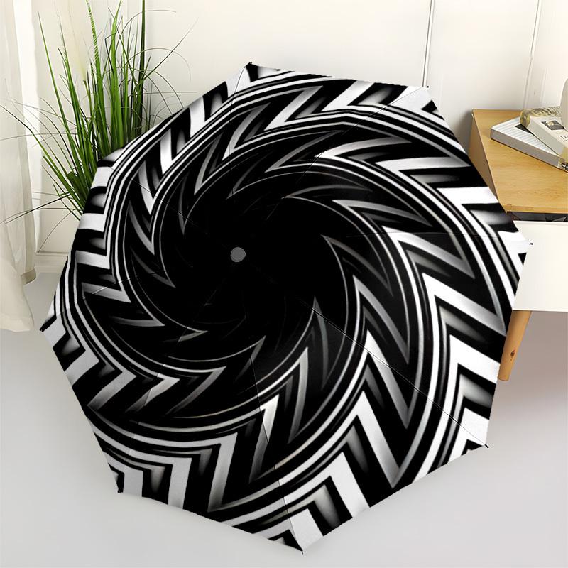1pc Spiral Pattern Automatic Folding Umbrella - Portable Collapsible Design, 8-Rib Iron Frame, Durable Fabric yy251125014
1pc Spiral Pattern Automatic Folding Umbrella - Portable Collapsible Design, 8-Rib Iron Frame, Durable Fabric yy251125014