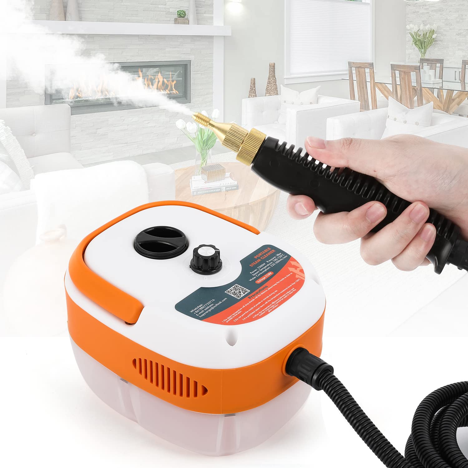 Hapyvergo High Temperature Steam 1600W Powerful 20S Fast Heat Steam Large Capacity Water High Temperature Household High Pressure Suitable for
Hapyvergo High Temperature Steam 1600W Powerful 20S Fast Heat Steam Large Capacity Water High Temperature Household High Pressure Suitable for