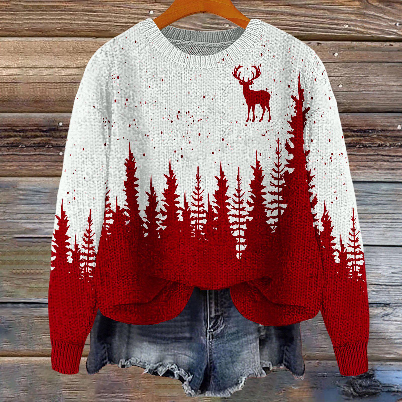 ZJW908-YT2 3D Print Christmas Pullover Sweater L
ZJW908-YT2 3D Print Christmas Pullover Sweater L