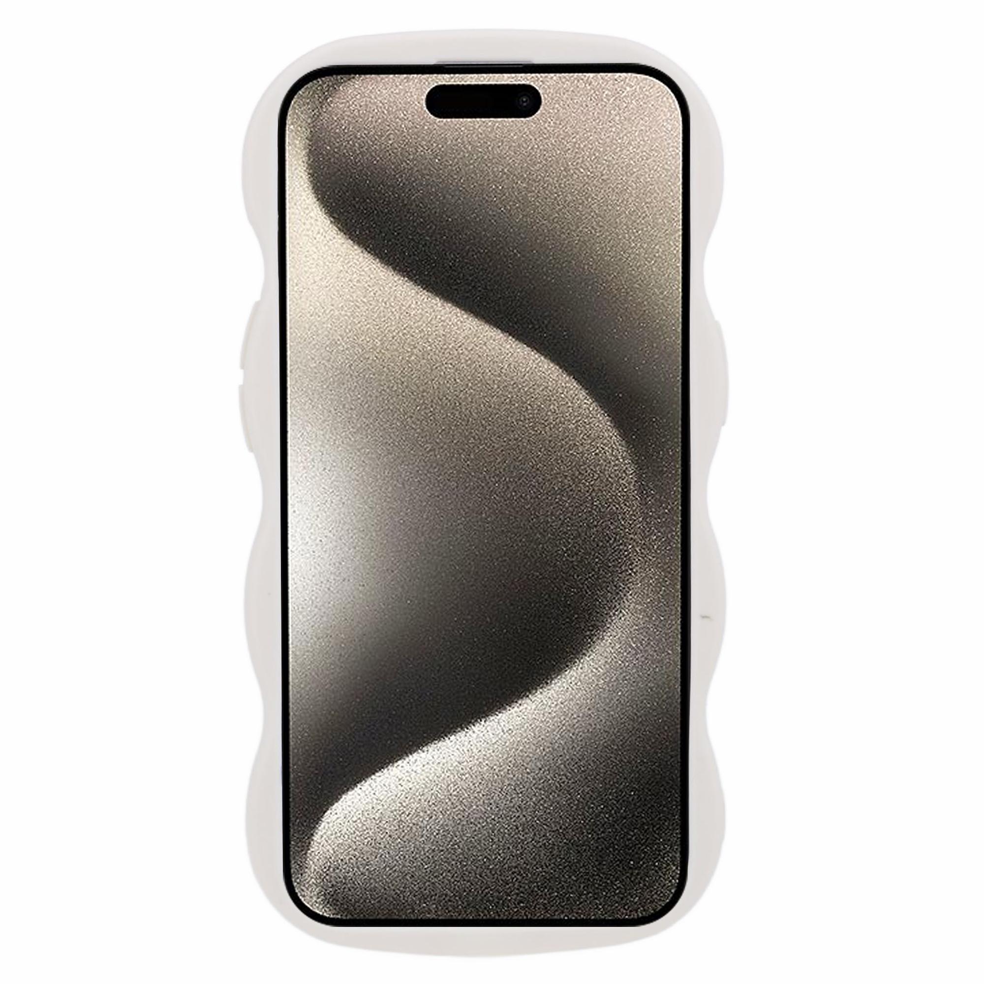 XL Series For iPhone 14 Case Solid Color Wave Edge Flexible TPU Phone Cover White
XL Series For iPhone 14 Case Solid Color Wave Edge Flexible TPU Phone Cover White